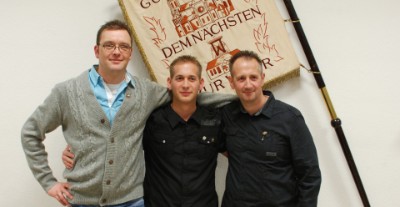 v.l.n.r: Magnus Färber, Marcel Laukant, Guido Laukant
